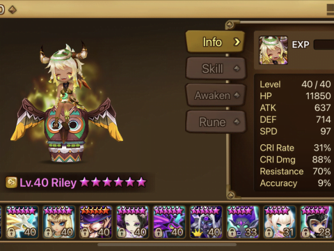 Summoners War! Riley!