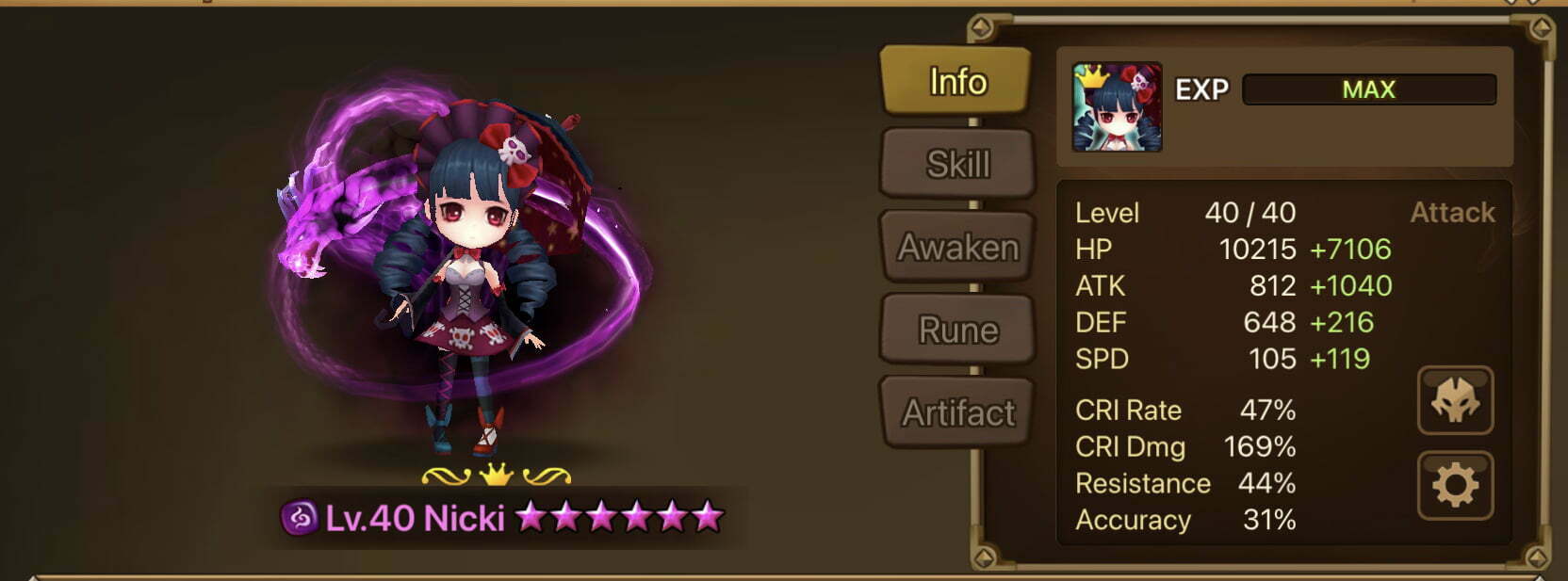 Summoners War! Nicki!