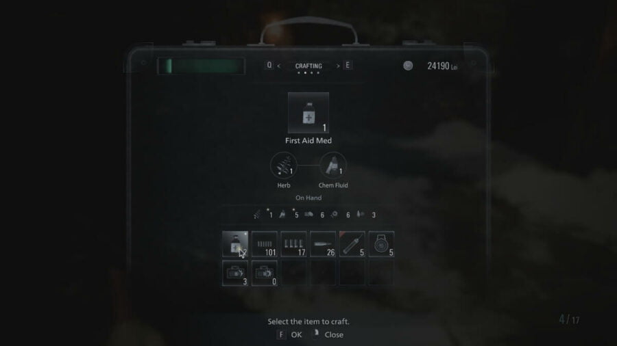 Resident Evil 8: Veteran Gunsmith Achievement