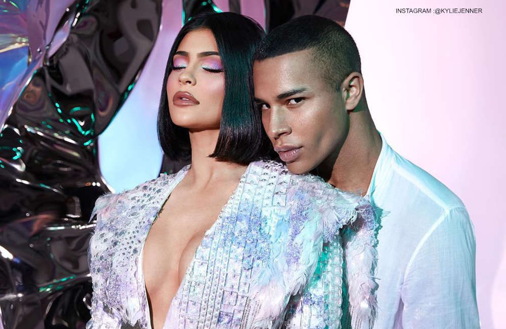 Kylie Jenner has collaborated with Balmain on a beauty collection