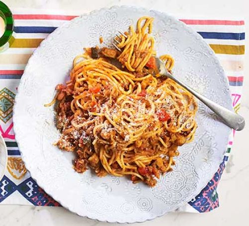 Healthy Eating: 5-a-day Bolognese