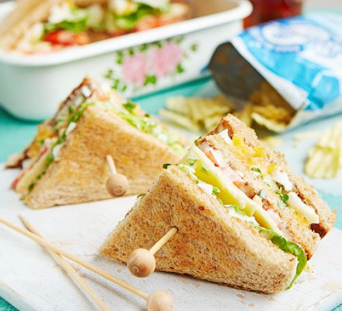 Egg & Cress Club Sandwich Recipe