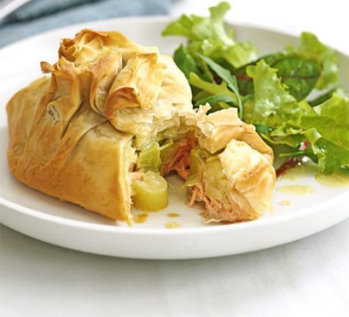 Salmon & Leek Parcels Recipe