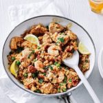 Chicken, Prawn And Chorizo Paella Recipe