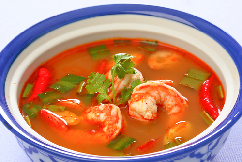 Tom Yam Goong (Thai Hot and Sour Prawn Soup)
