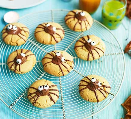 Halloween Spider Biscuit Recipe