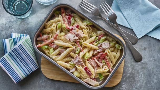 Ham picnic pasta