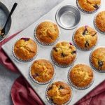 Blueberry skyr muffins