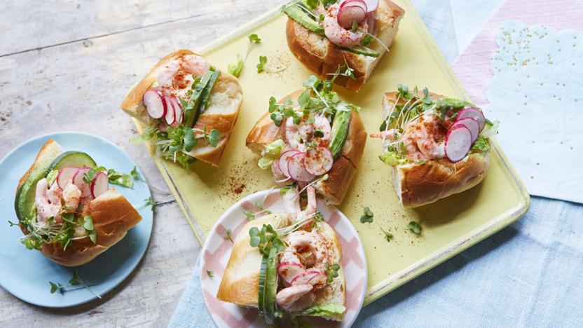 Prawn cocktail sliders