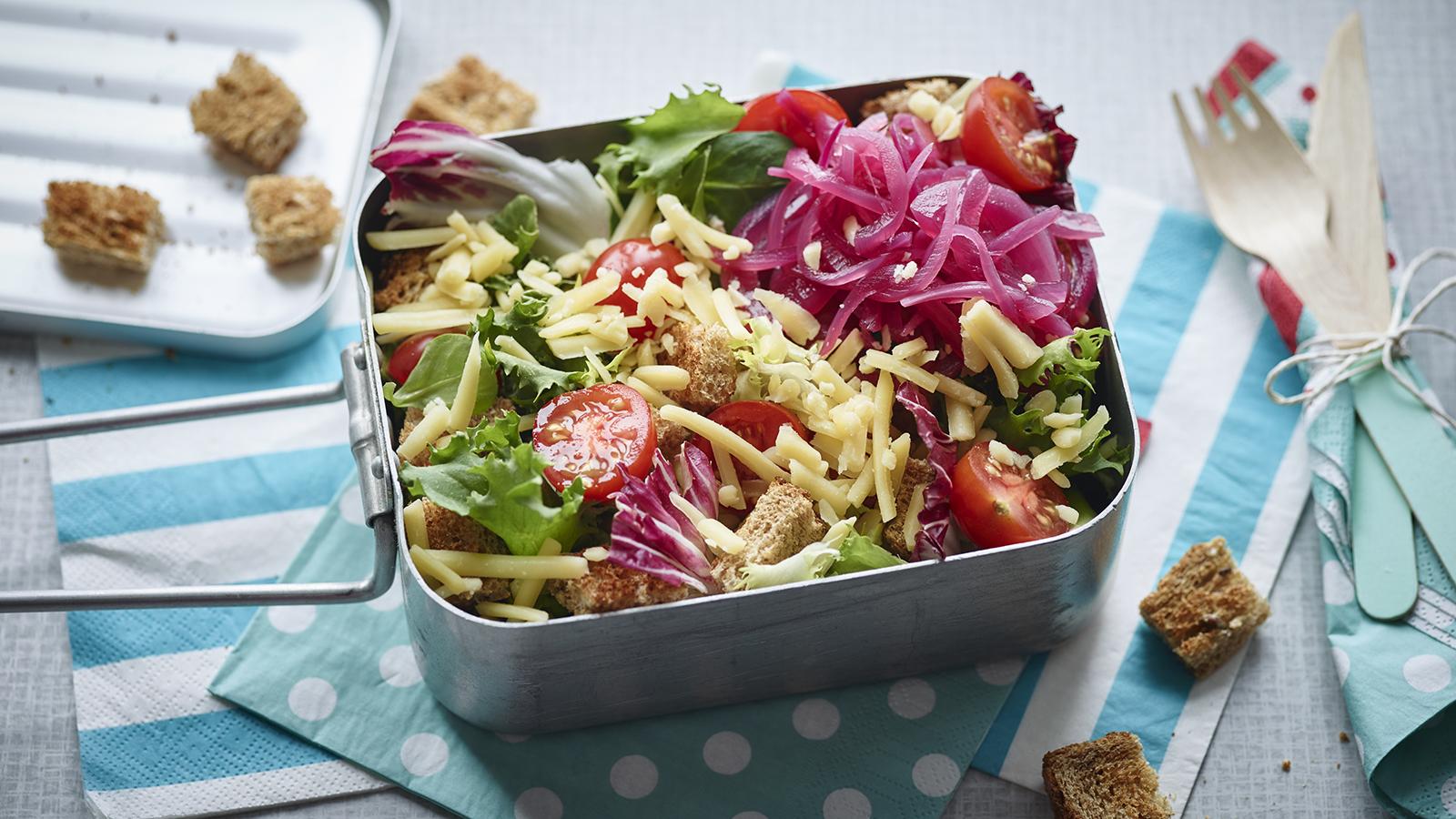 Ploughman’s lunch salad