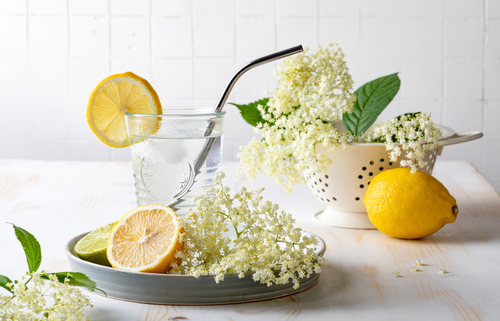 Apple elderflower cooler!