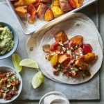 Sweet potato traybake fajitas