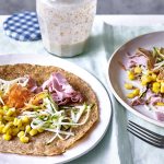 Wholemeal savoury pancakes