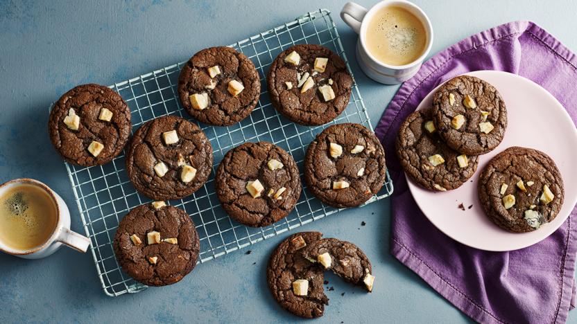 Double chocolate cookies