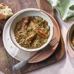 Slow cooker sausage and lentil casserole