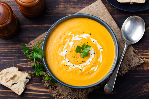 Curried pumpkin soup