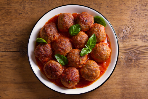 Shortcut sausage meatballs