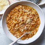 Easy tinned tomato risotto