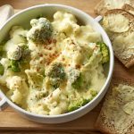 Cauliflower and broccoli cheese