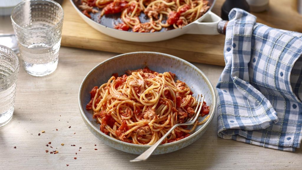 Chilli tuna pasta