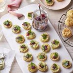 Christmas Stilton and sage canapés