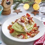 Crispy bacon and egg wedge salad