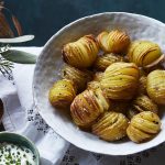 Mini hasselback potatoes