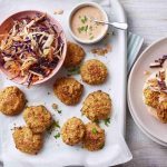 Baked bean falafel