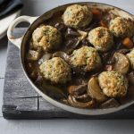 Beef and ale stew with dumplings