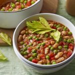 Cannellini bean and pea stew