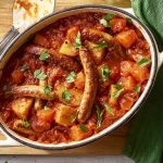 Slow cooker sausage casserole