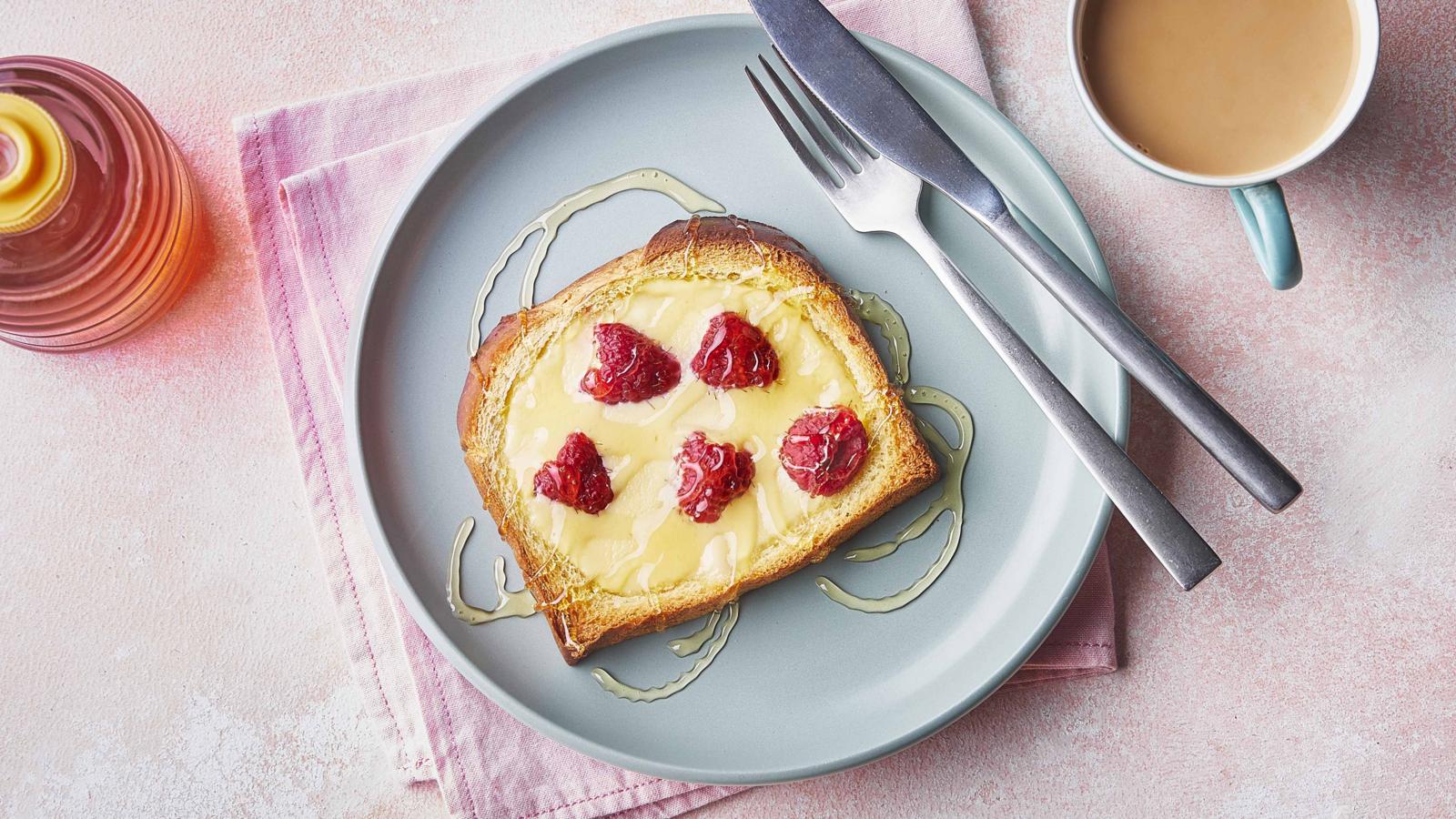 Air fryer yoghurt custard toast