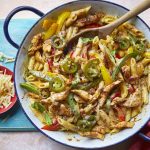 Chicken fajita pasta