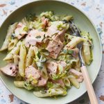 Salmon pasta