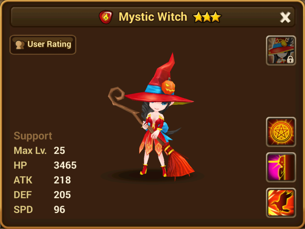 Fire Mystic Witch hints and tips