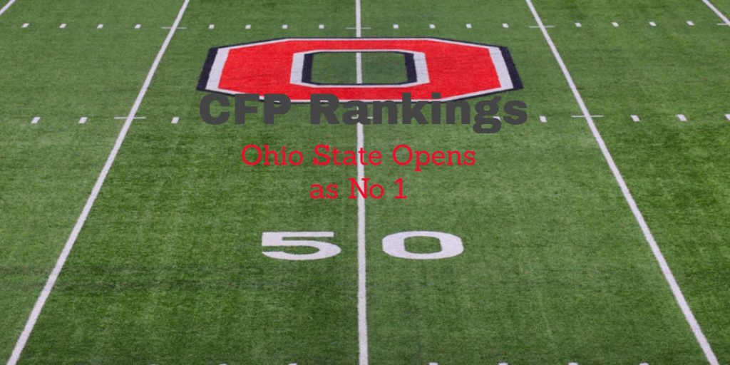 First CFP Rankings: Ohio State No 1