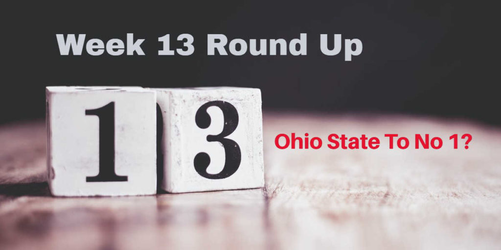 Week 13 Round Up – All Quiet On The Playoff Front?