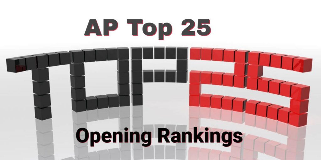 2022 AP Pre Season Rankings  – Thoughts