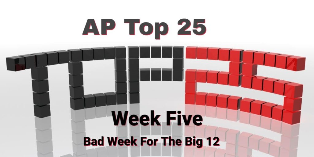 AP Top 25 Rankings Week 5 Tennessee Enter Top 10