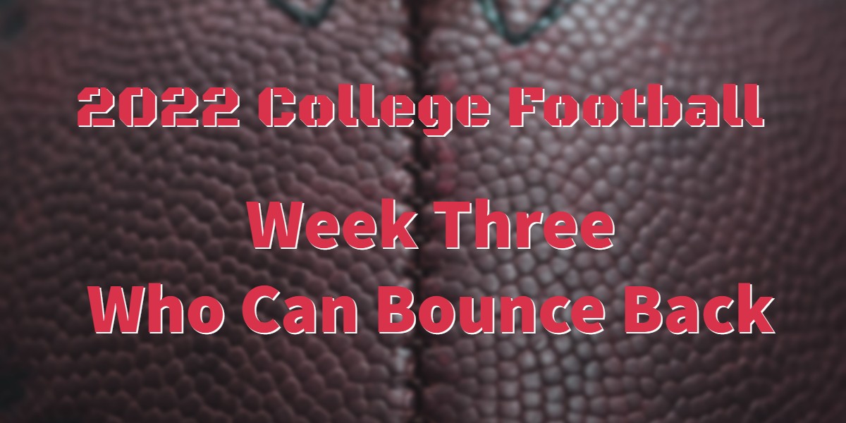 2022 College Football Week 3 Games