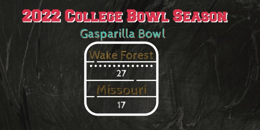 Wake Forest Come From Behind To Win In 2022 Gasparilla Bowl