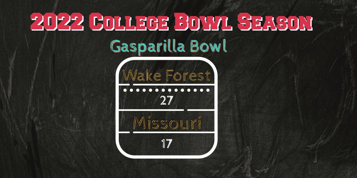 Wake Forest Come From Behind To Win In 2022 Gasparilla Bowl