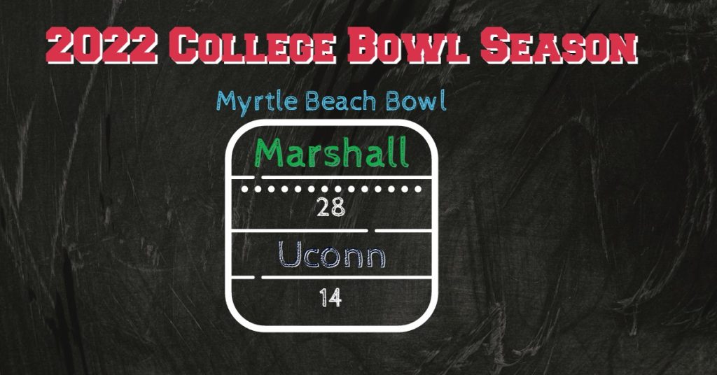 Marshall Snap Bowl Losing Streak In Myrtle Beach Bowl