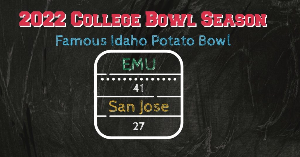 Eastern Michigan Rallies To Win Idaho Potato Bowl