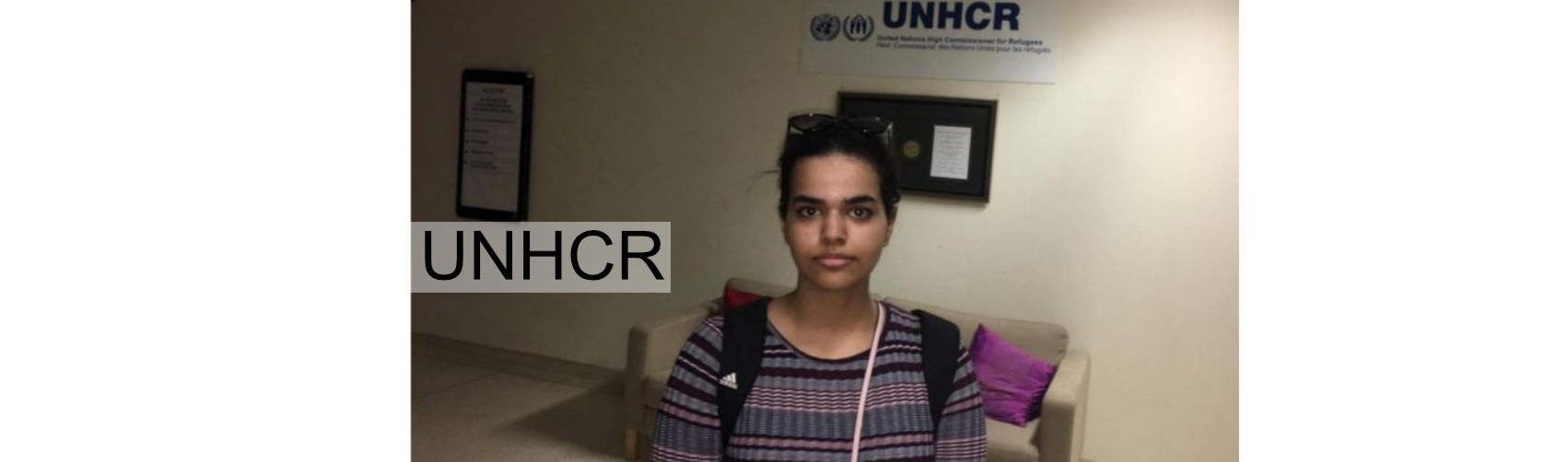 Rahaf Mohammed al-Qunun: has arrived in Canada after being granted asylum