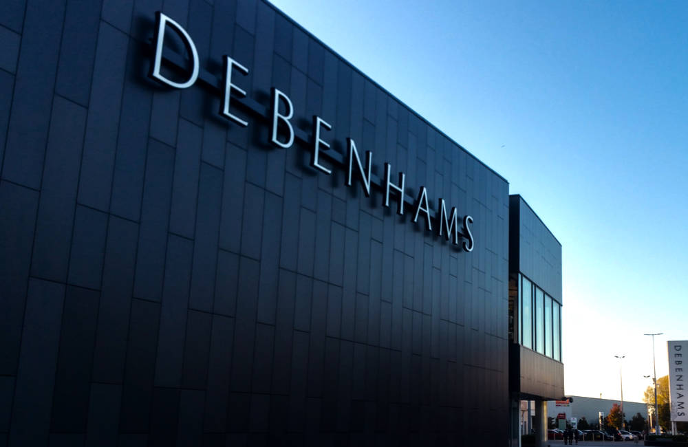 Debenhams has named the 22 stores to close