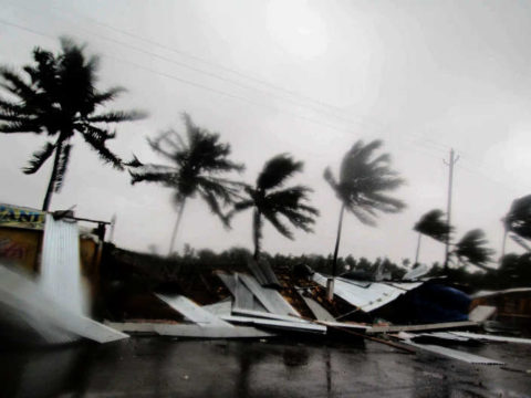 Indians shelter from one of the most powerful storms