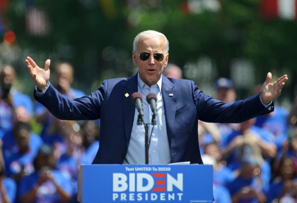 2020 US Elections Joe Biden Democrats Leading Candidate