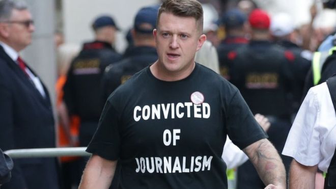 Tommy Robinson Jailed For 9 Months