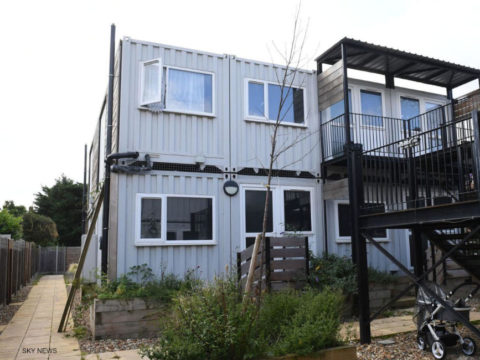 Shipping containers are ‘used to house homeless children’
